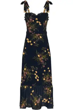Reformation Nikita Navy Floral Size 10 for rent on The Volte - image 3