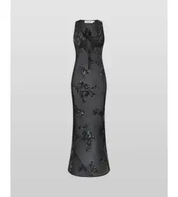 Rat & Boa Rent Giulia Sequin Dress Black Size 8  for rent on The Volte - image 3