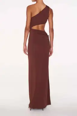 Rat & Boa Isamaya  Maxi Dress Brown Size UK 10 for rent on The Volte - image 2