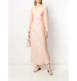 Rixo Nadia Middi Dress Buttercup Size UK 10 for rent on The Volte - image 1