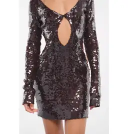 16arlington Solarium Mini Dress  Brown Size UK 10 for rent on The Volte - image 2