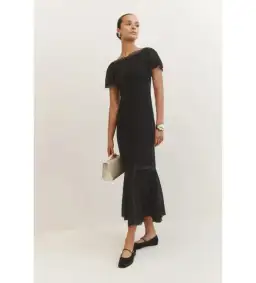 Reformation Domini Dress Black Size 8  for rent on The Volte - image 1