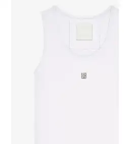 Givenchy 4D Logo Tank Dress White Size S / UK S for rent on The Volte - image 4