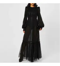 The Vampire’s Wife Royal Sorceress Gown in Black Size UK12 for rent on The Volte - image 3