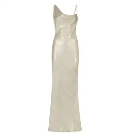 Rat & Boa Gaia Slip Dress Silver Snake Size UK 12 for rent on The Volte - image 3