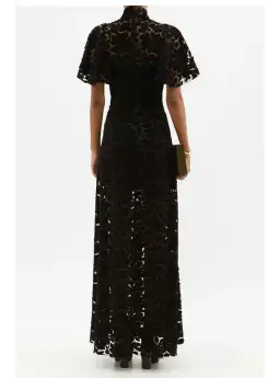 The Vampire's Wife Night Tremors Lace Gown Black Size UK 10 for rent on The Volte - image 3