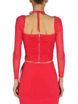 Self Portrait Jersey Cut Out Midi Dress Fuschia Size UK 14
