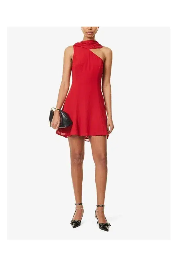 Reformation Rossi Scarf Dress Size 10 - Image 1