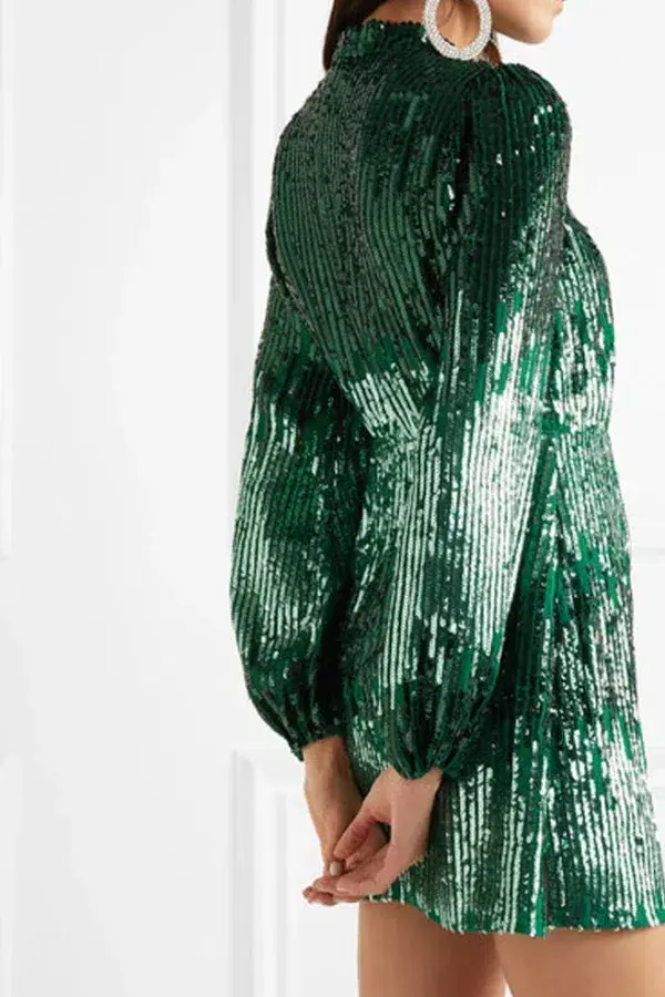 Rixo Samantha Sequin Dress Size 12 - Image 2