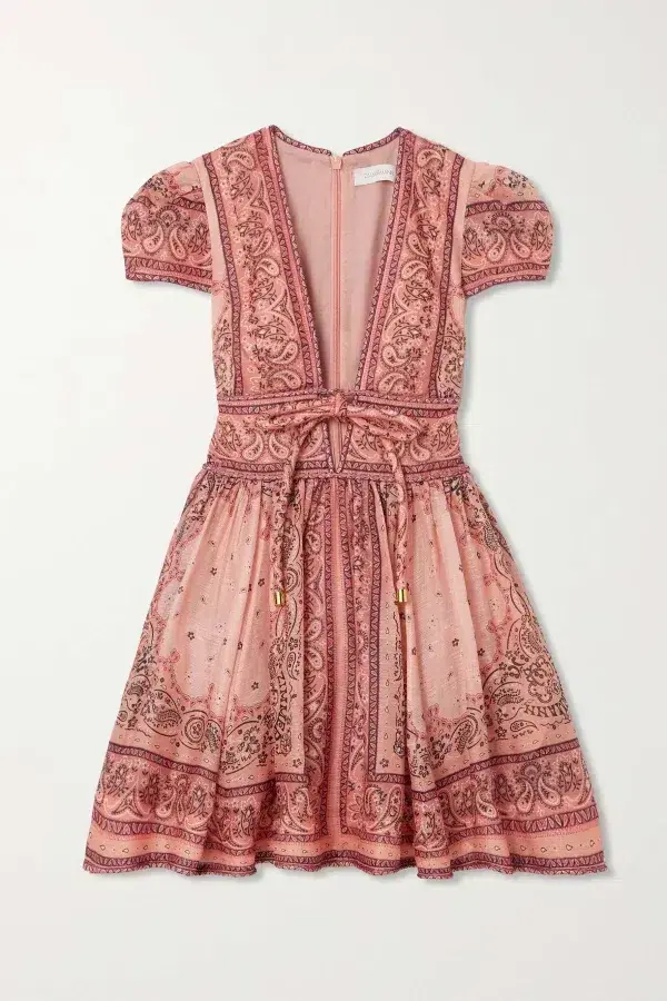 Zimmermann Matchmaker Bandana Dress Size 10 for rent on The Volte - main image