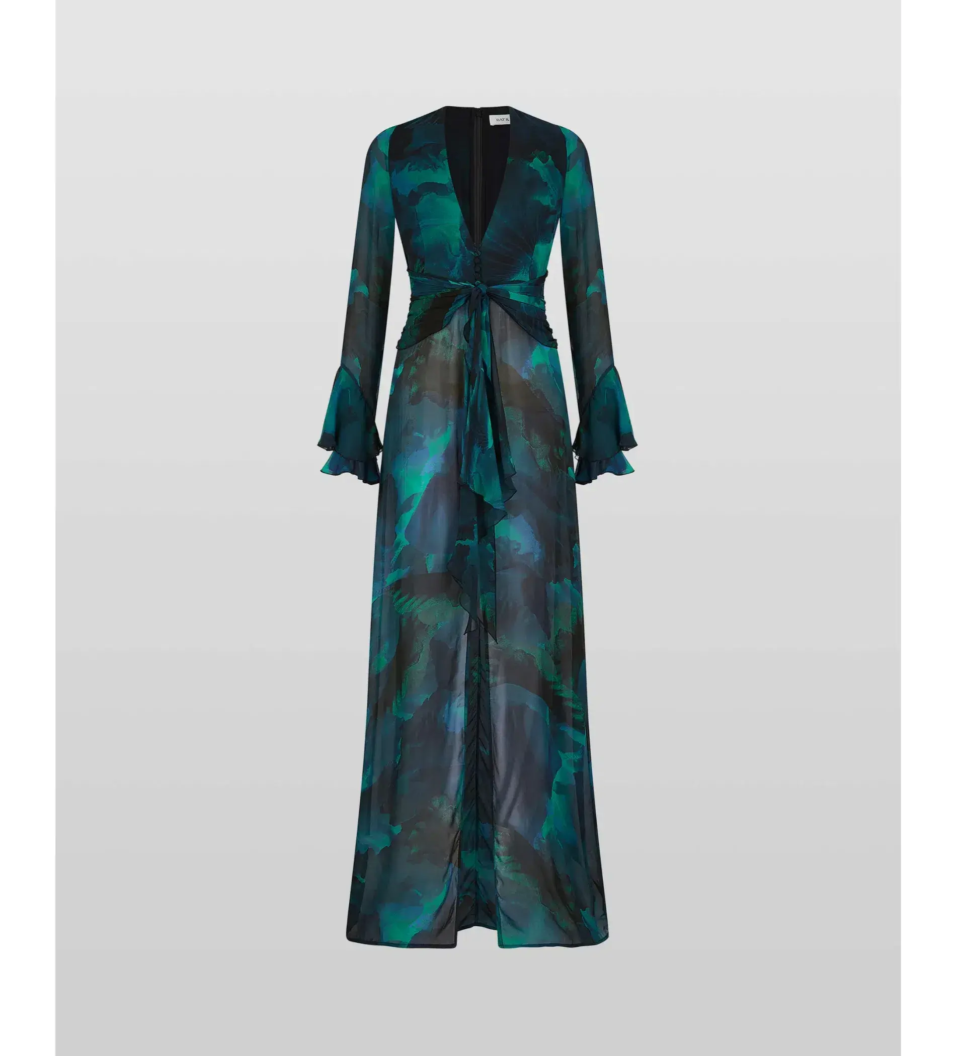 Rat & Boa Rent Fiorella Dress Blue Size UK 12 - Image 5
