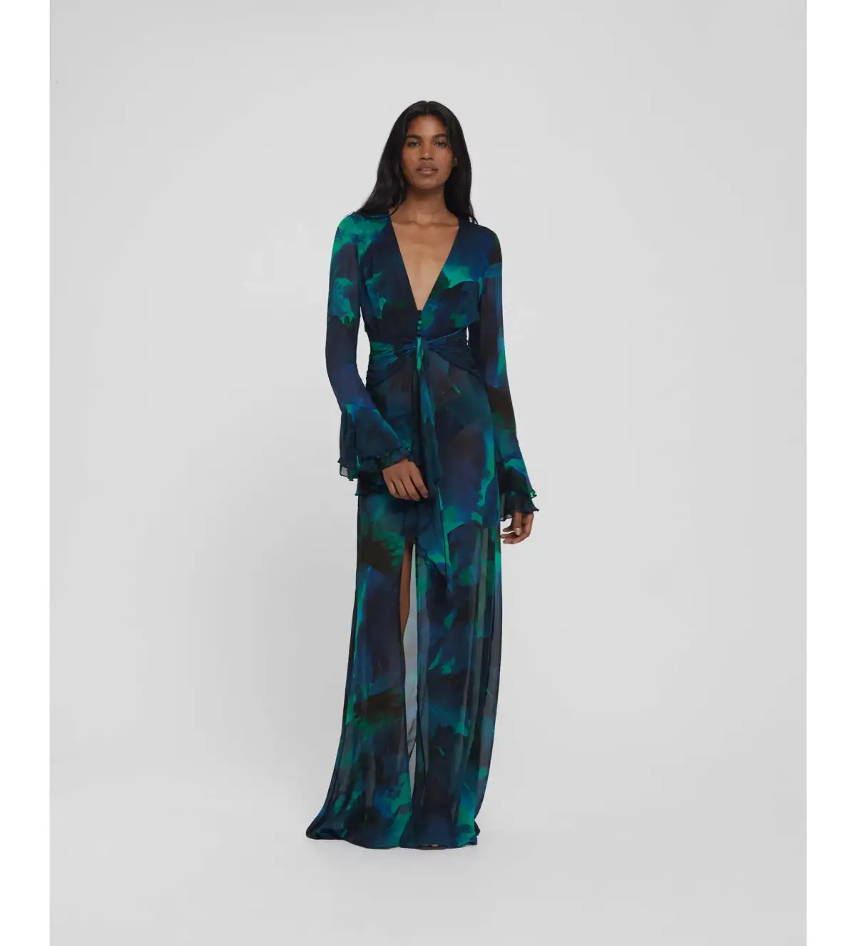 Rat & Boa Rent Fiorella Dress Blue Size UK 12 - Image 1