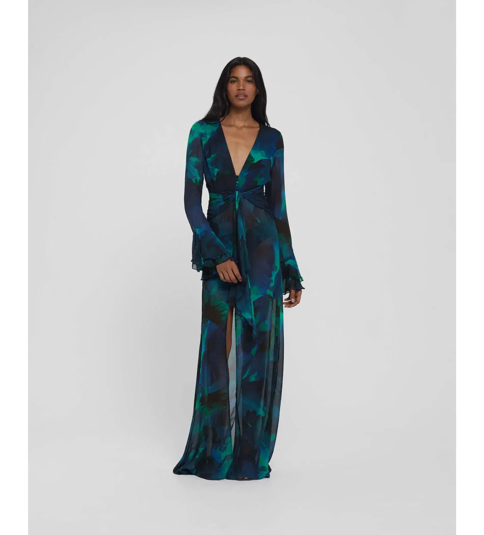 Rat & Boa Rent Fiorella Dress Blue Size UK 12 - Image 1