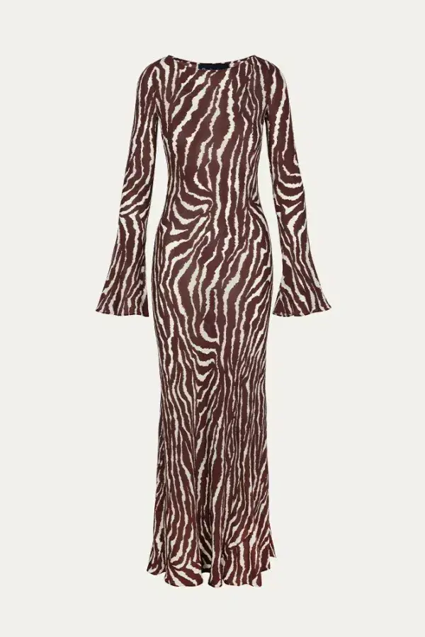 Realisation Par Gia Zebra Maxi Dress Size 12 for rent on The Volte - main image