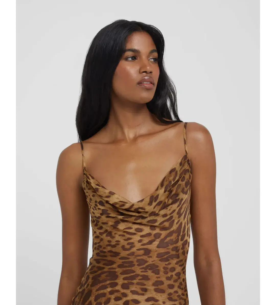 Rat & Boa Valentina Dress in Leopard Print Size UK 12 for rent on The Volte - main image