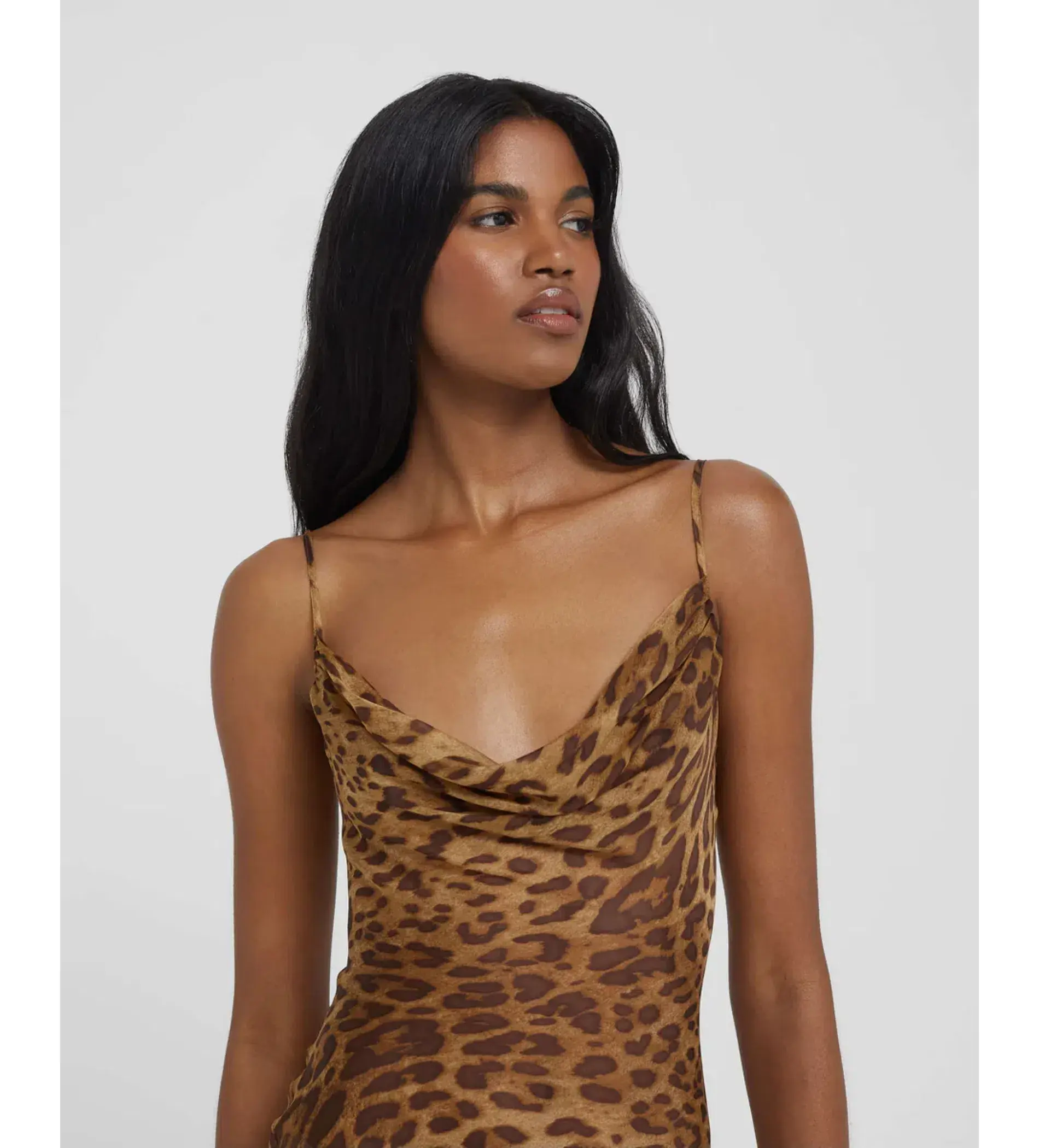 Rat & Boa Valentina Dress in Leopard Print Size UK 12 - Image 2