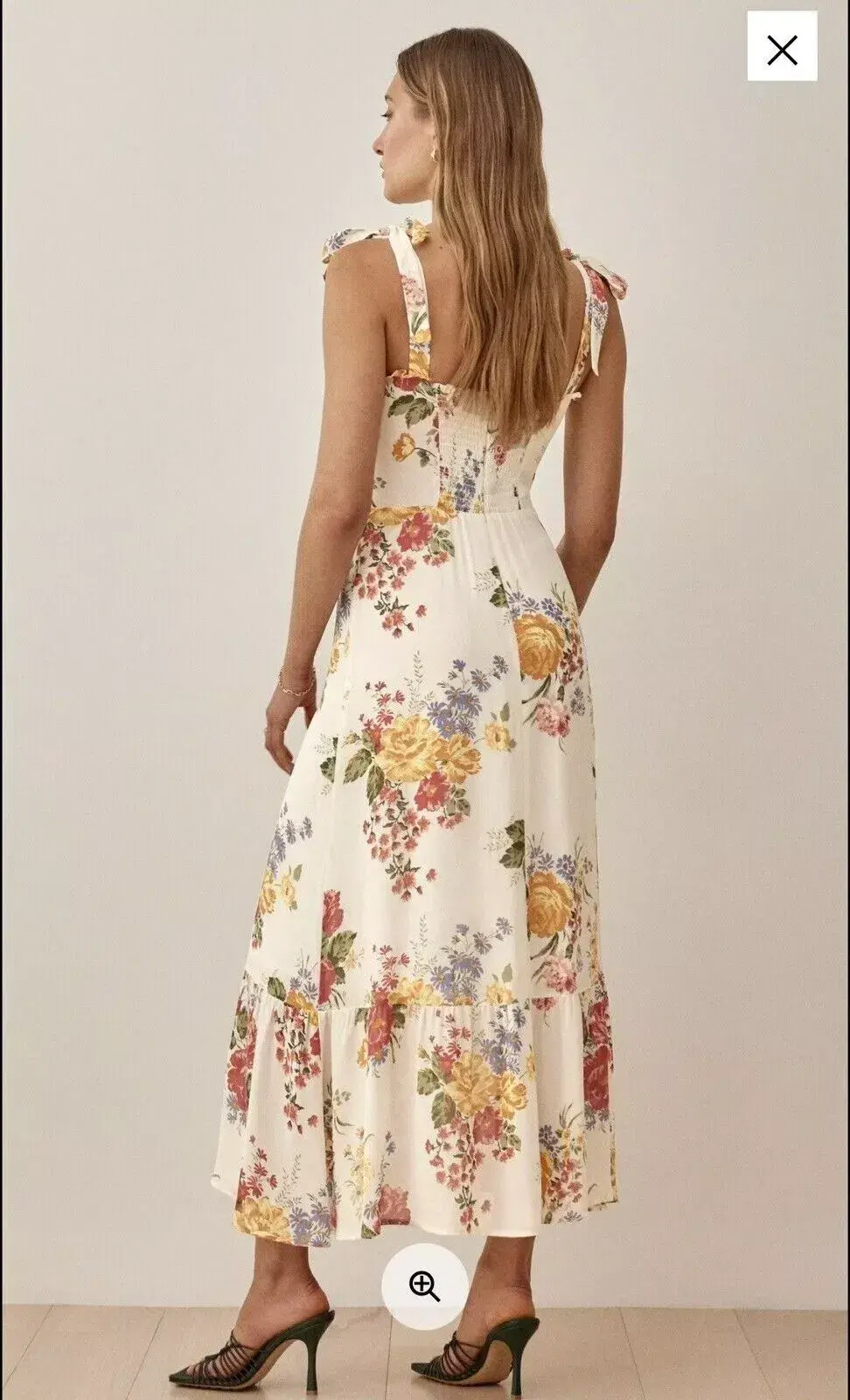 Reformation Nikita Bouquet White Size 10 - Image 2