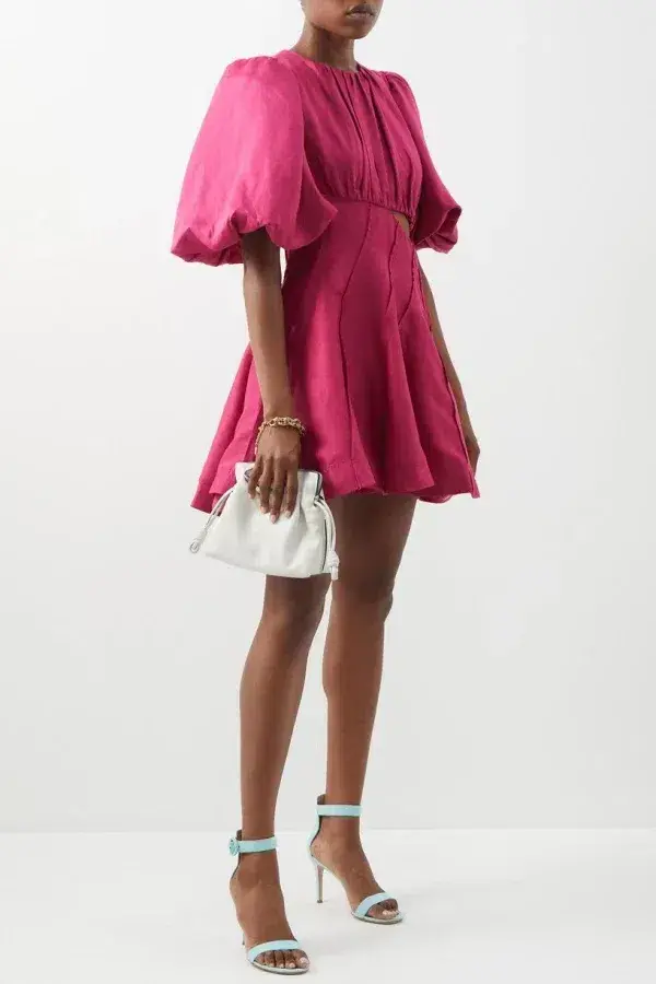 Aje Admiration Cut Out ini Dress Size 12 - Image 3