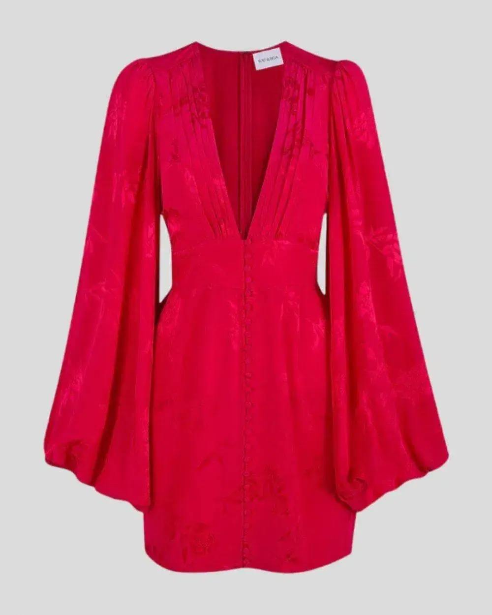 Rat & Boa Isabella Mini Dress Red Size UK 12 - Image 3