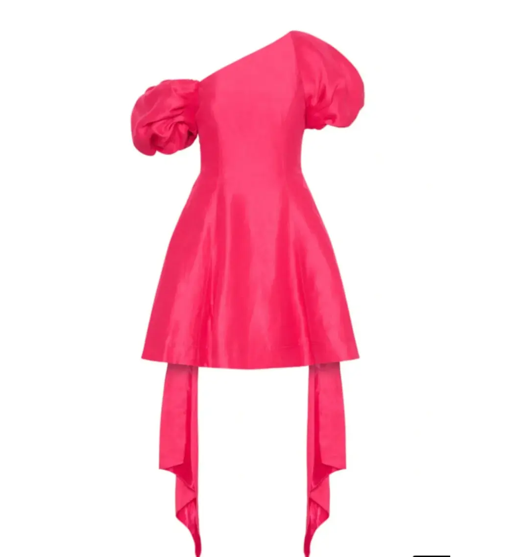 Aje Rista Mini Dress Bougainvillea Red Size UK 12 for rent on The Volte - main image