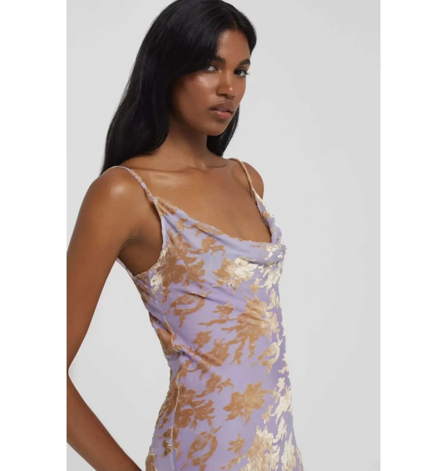 Rat & Boa Athena Maxi Dress in Purple Size UK 12 - Image 2