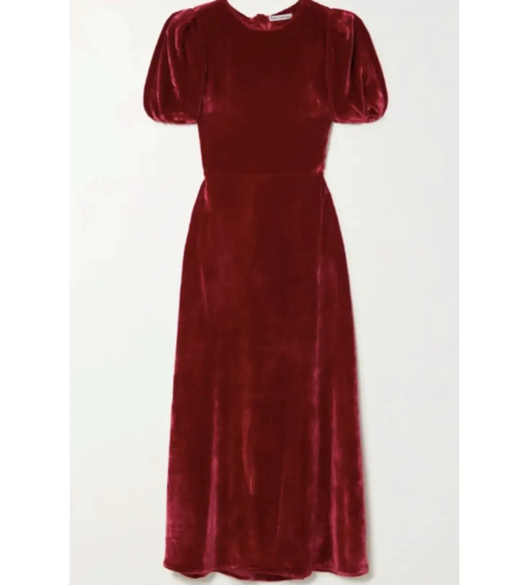 Reformation Livia Velvet Backless Midi Dress Size UK 12 for rent on The Volte - main image