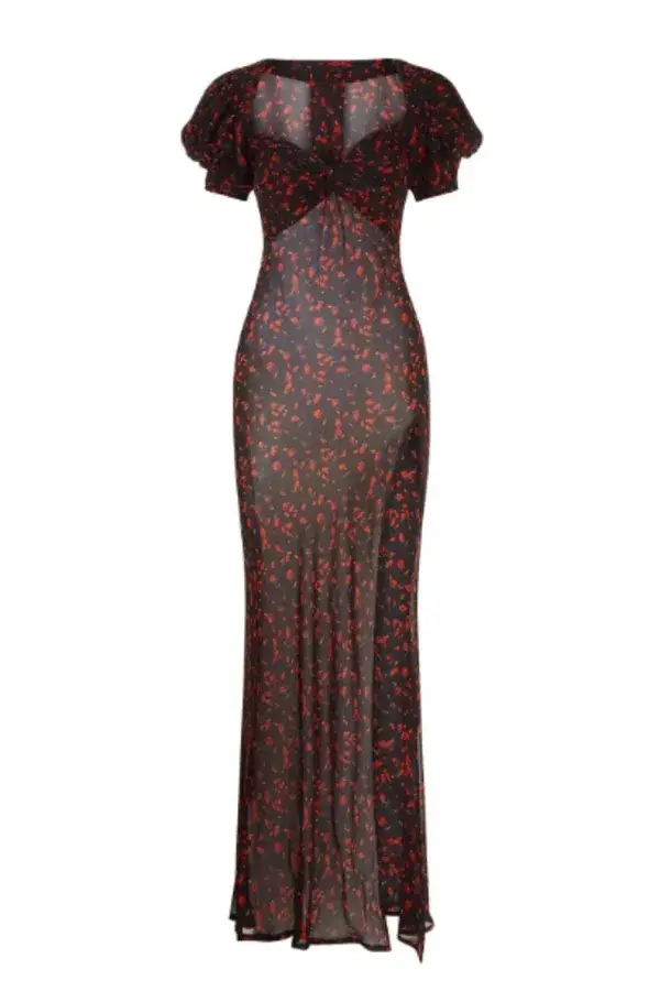 Rat & Boa Magnolia Maxi Dress Floral Size UK 12 - Image 3