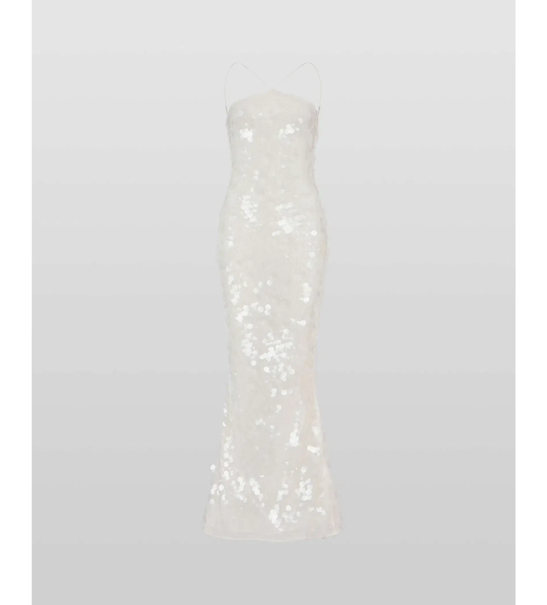 Rat & Boa Emmanuella  Dress White Sequin Size M/UK 10  - Image 4