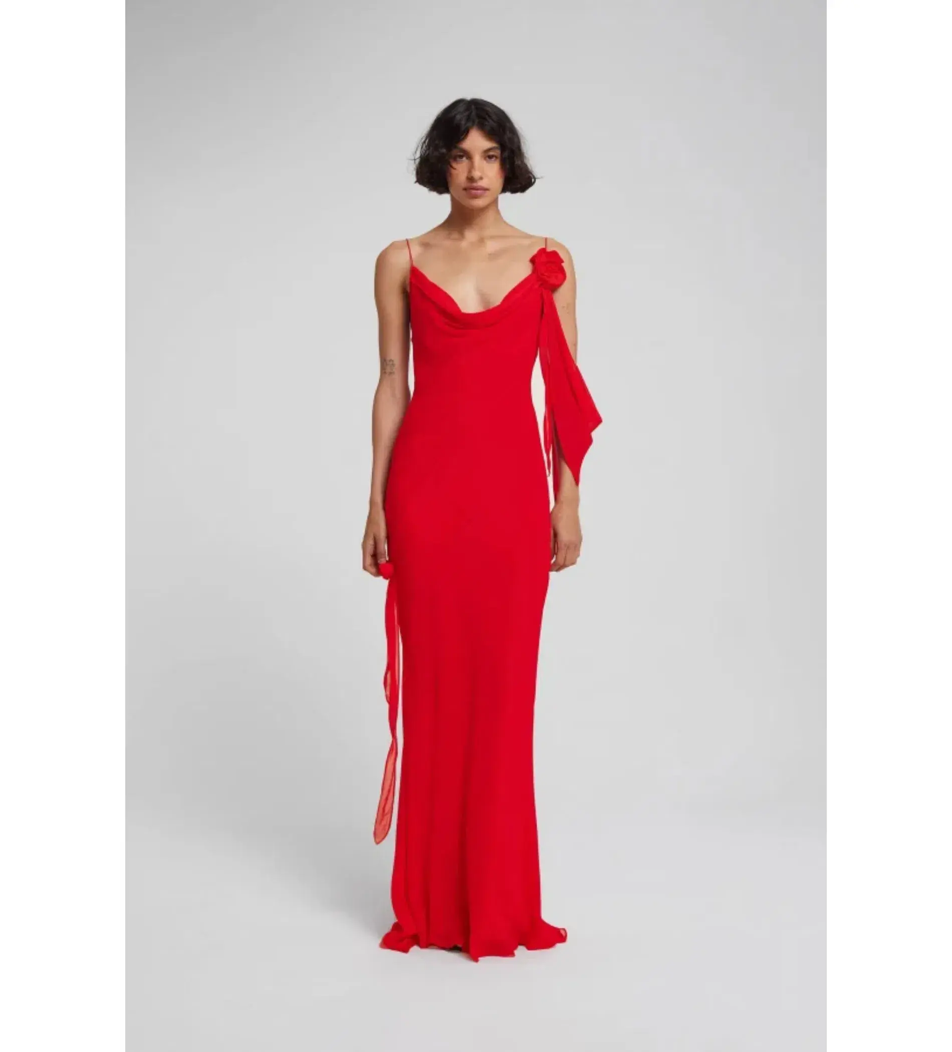 Rat & Boa Sirena Maxi Dress Red Size M/UK 10 - Image 2