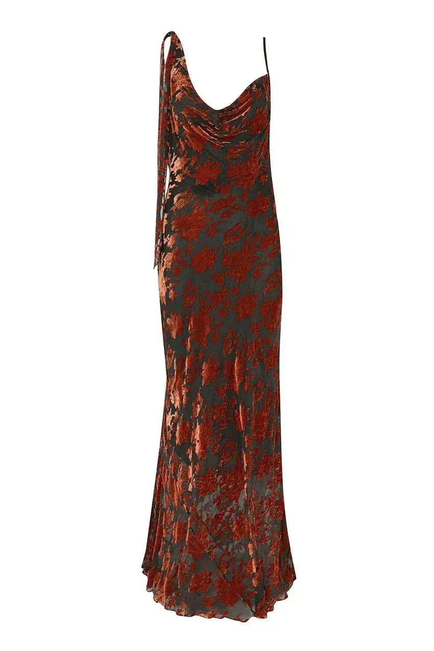 Rat & Boa Vienna Maxi Dress Print Size UK 12 - Image 3