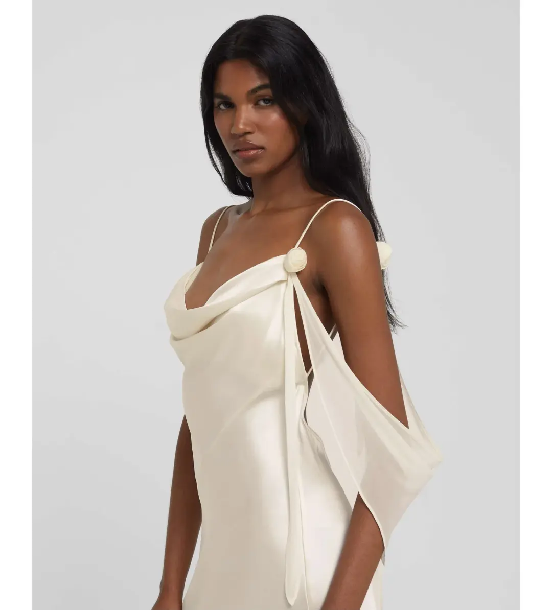 Rat & Boa Lorela Slip Dress White Size 10  for rent on The Volte - main image