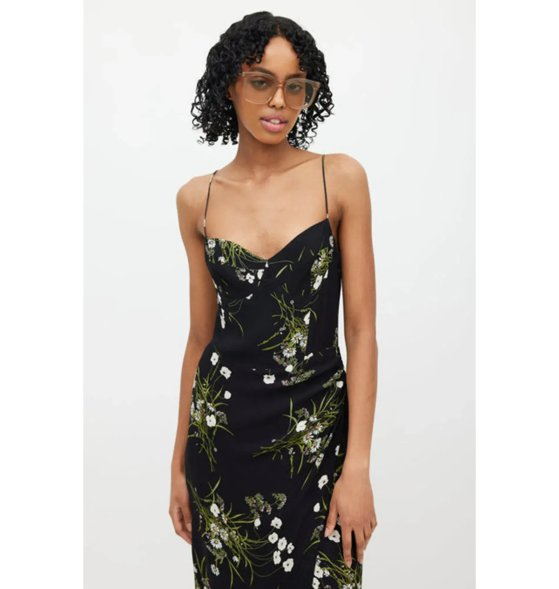 Reformation Kourtney Dress in Veuve Size UK 12 - Image 2