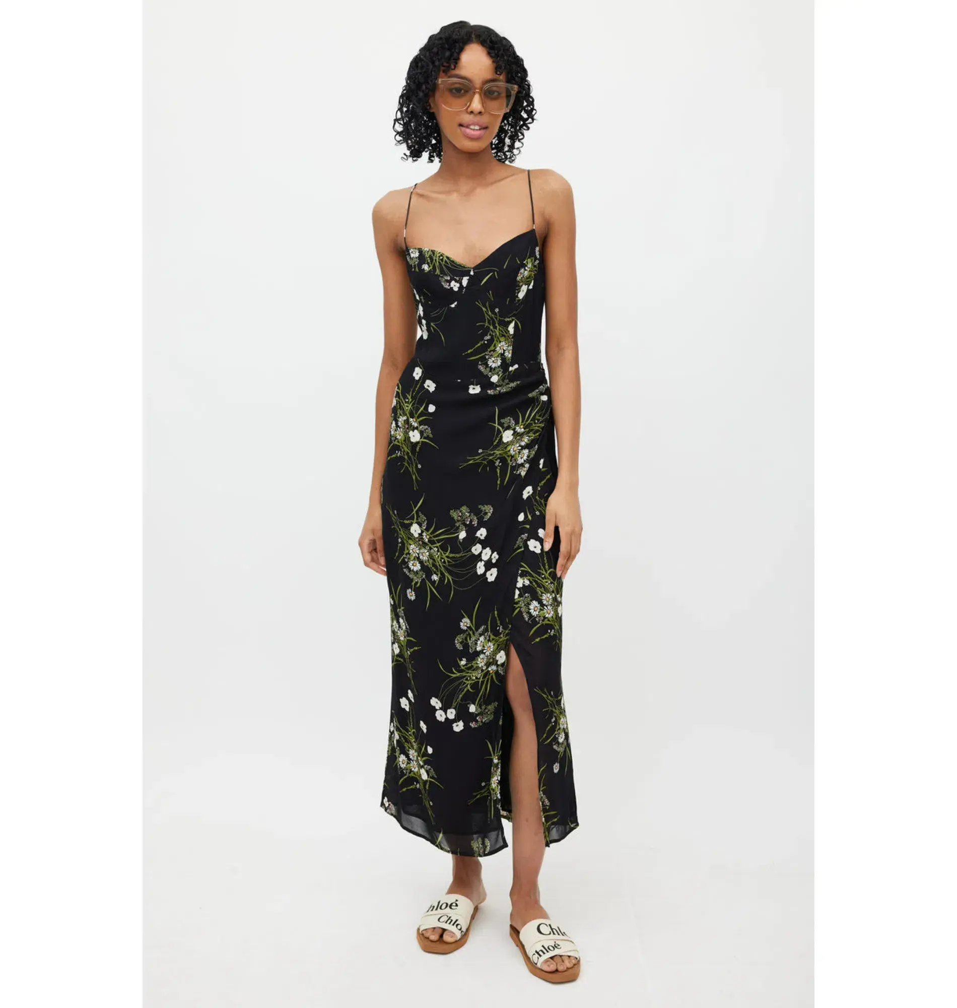 Reformation Kourtney Dress in Veuve Size UK 12 - Image 1