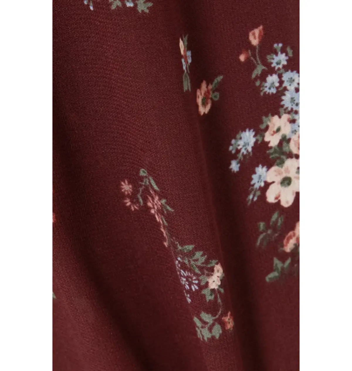 Reformation Terri Bow Dress Red Floral Size UK 12 - Image 3