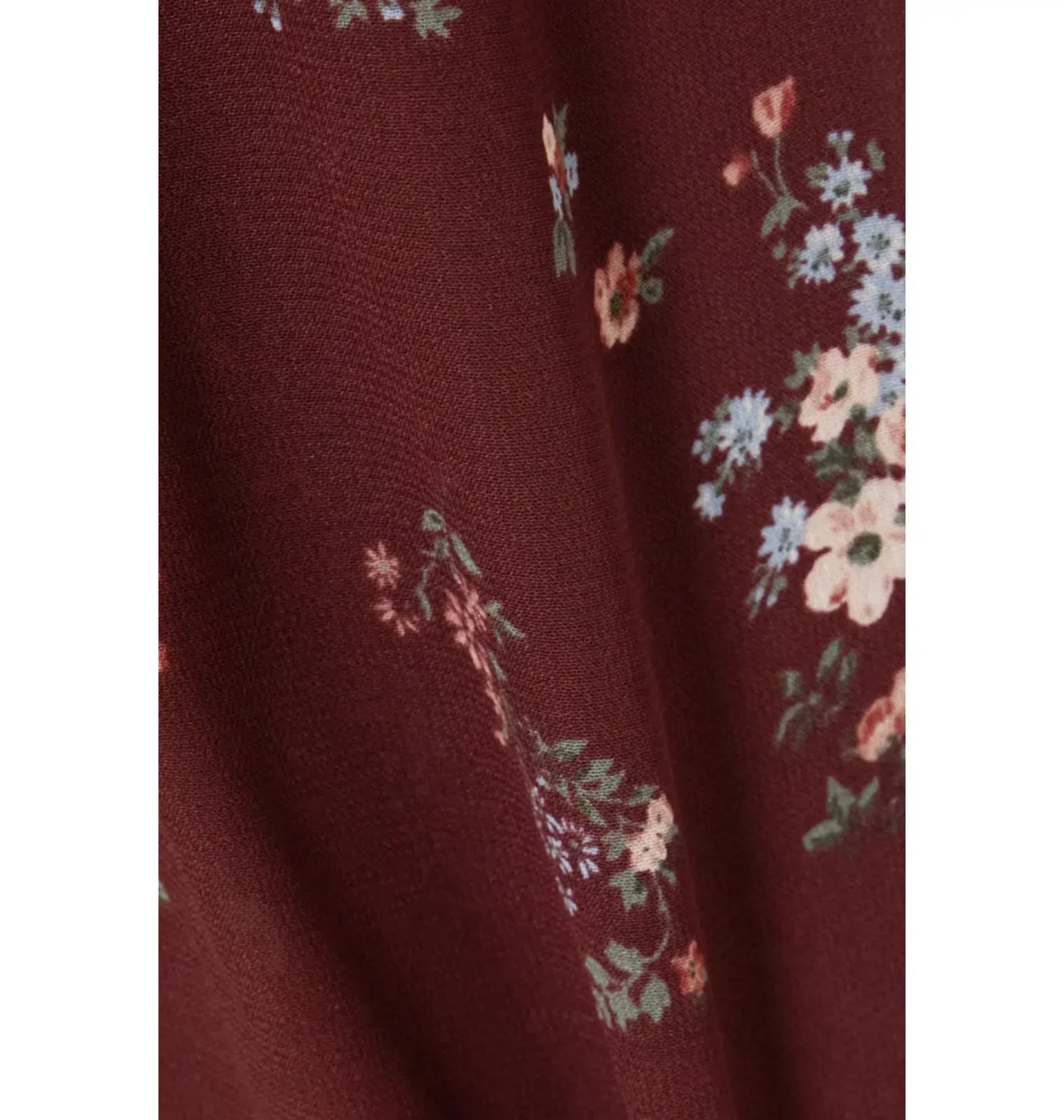 Reformation Terri Bow Dress Red Floral Size UK 12 - Image 3