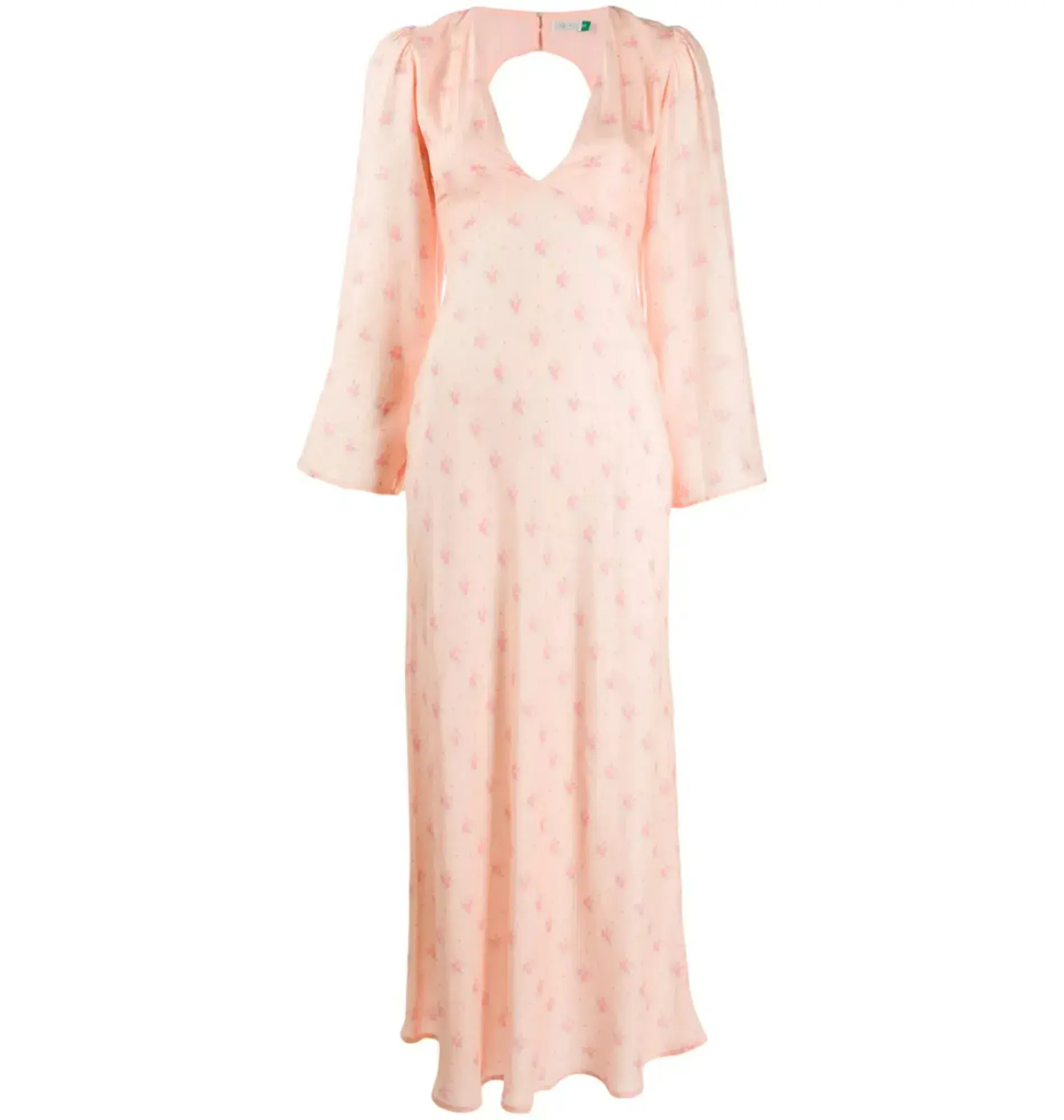 Rixo Nadia Middi Dress Buttercup Size UK 10 - Image 4