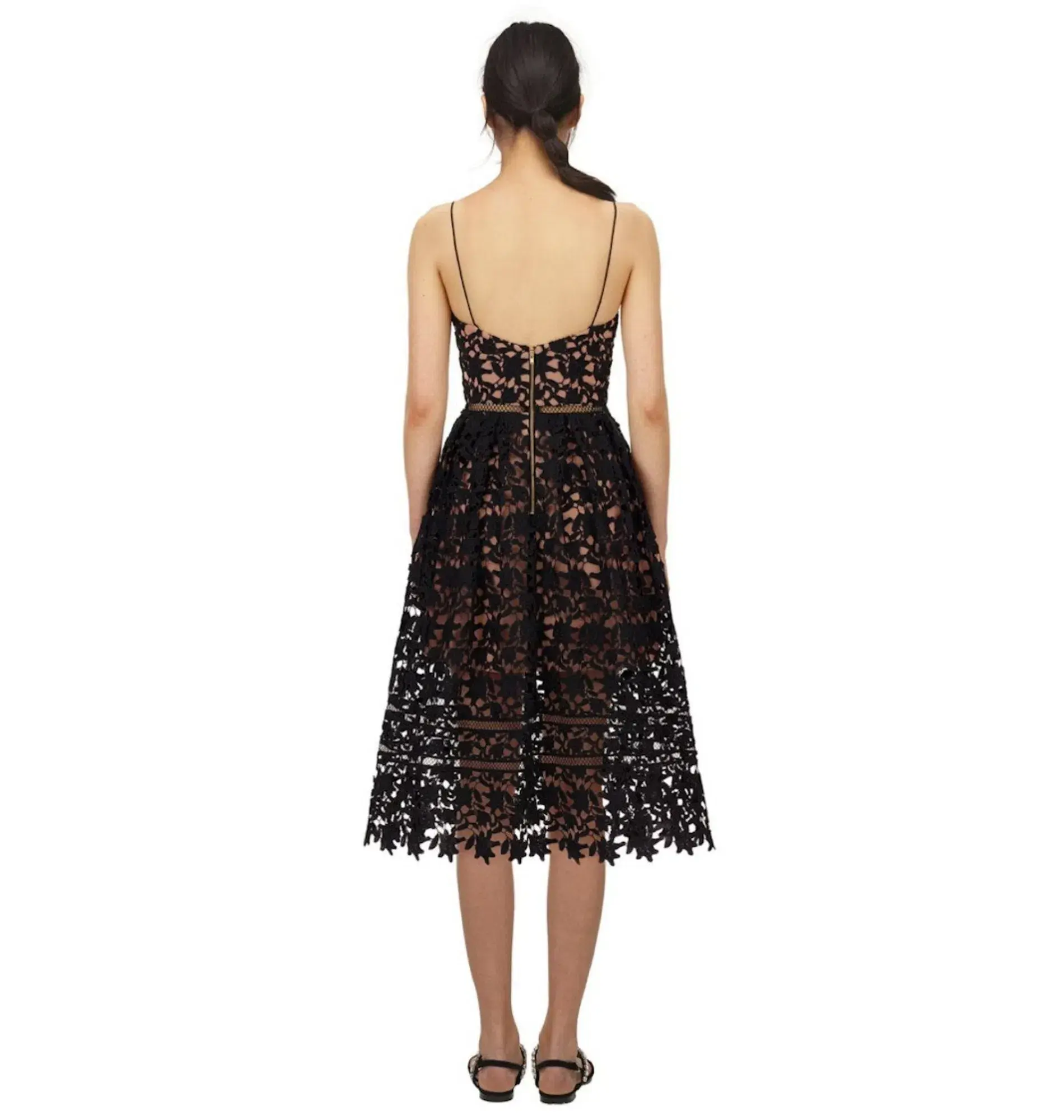 Self-Portrait Azaelea Dress Black Size UK 10 - Image 2