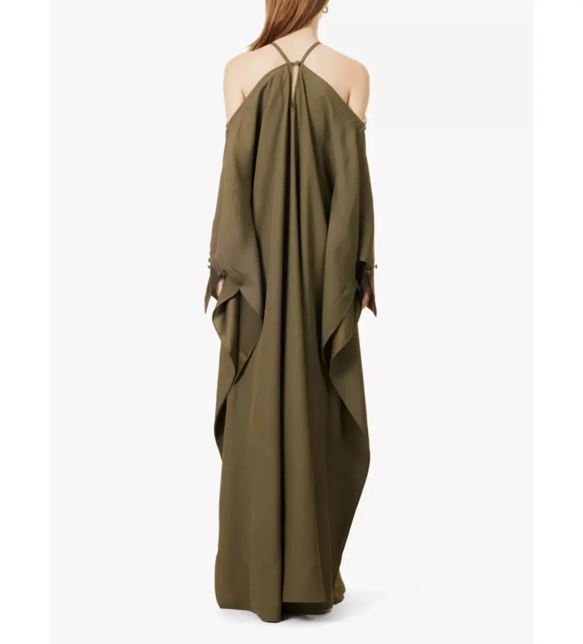 Taller Marmo Volturno Ring Cut Out Kaftan Green One Size  - Image 3