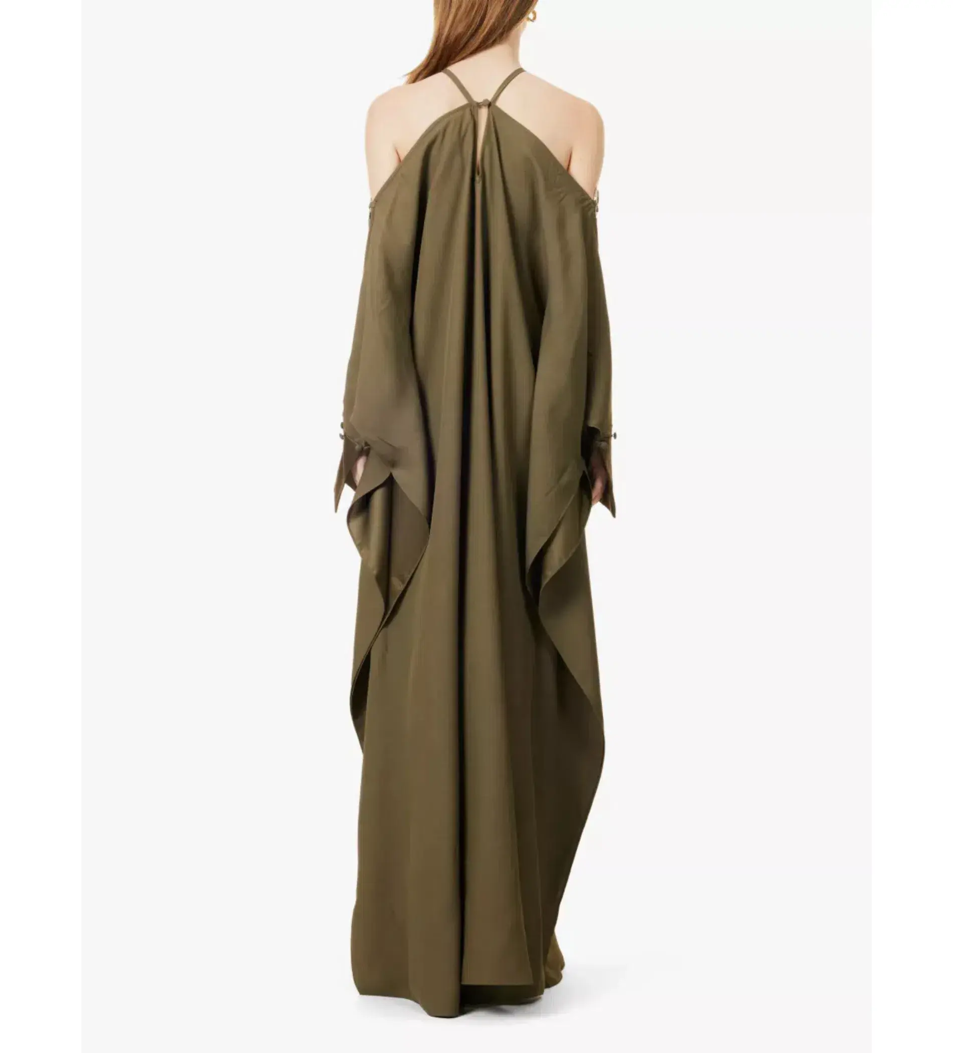 Taller Marmo Volturno Ring Cut Out Kaftan Green One Size  - Image 3