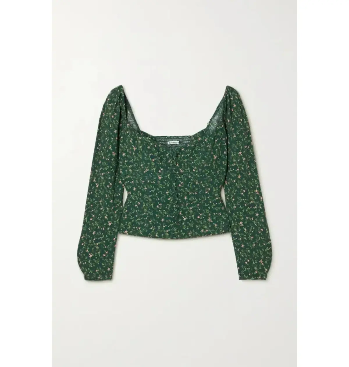 Reformation Clio Top Green Size UK 12 - Image 3