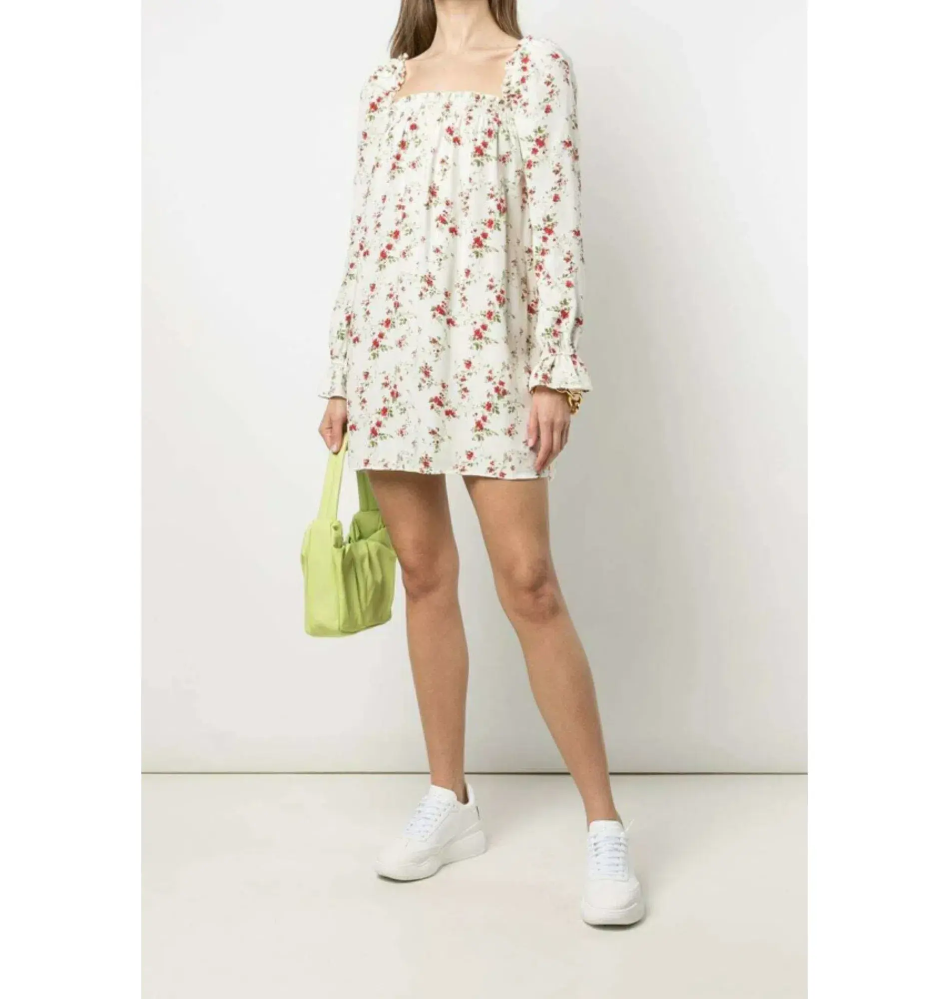 Reformation Hudsen Dress Floral Size UK 10 - Image 1