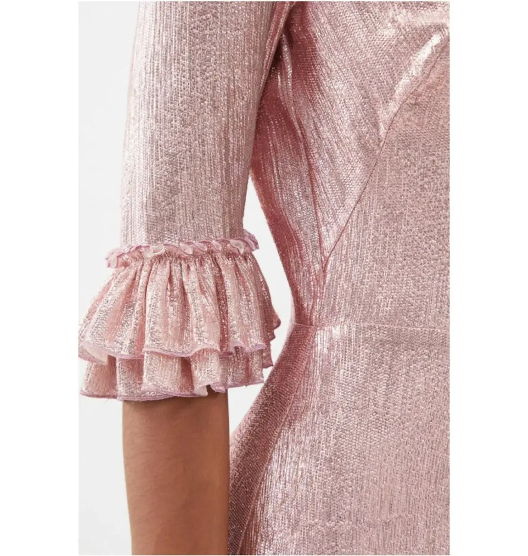 The Vampire’s Wife Falconetti Dress in Pink Size UK 12 for rent on The Volte - main image