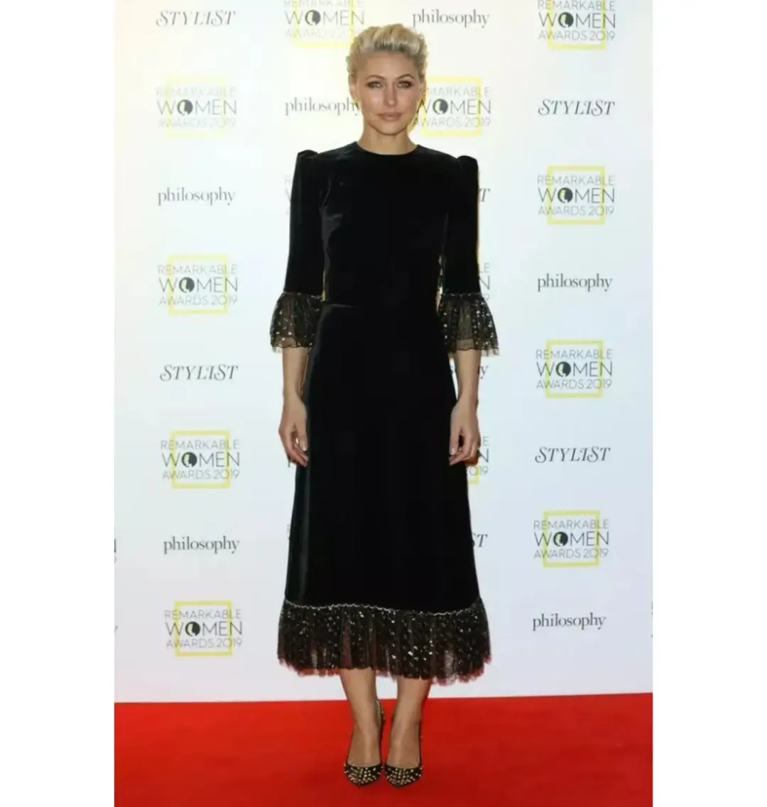 The Vampire’s Wife Falconetti Velvet Dress Black Size UK 12 for rent on The Volte - main image