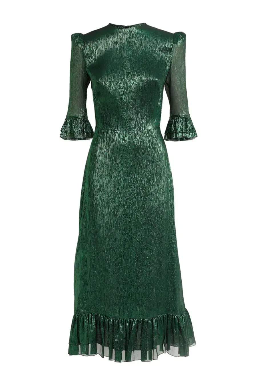The Vampire's Wife The Falconetti Midi Dress Green Size UK 14 for rent on The Volte - main image