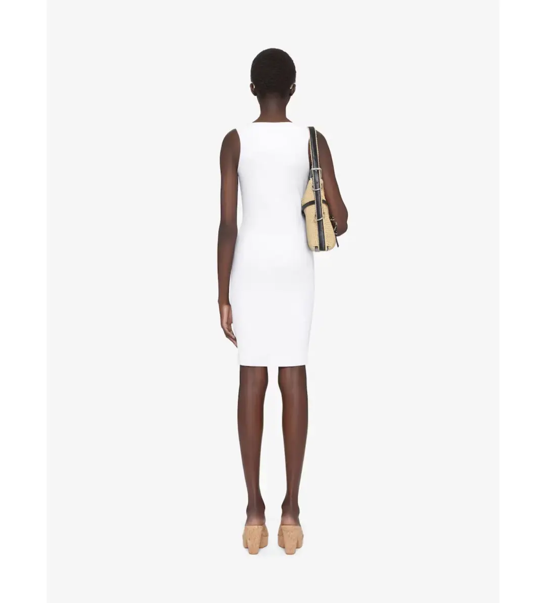 Givenchy 4D Logo Tank Dress White Size S / UK S for rent on The Volte - main image