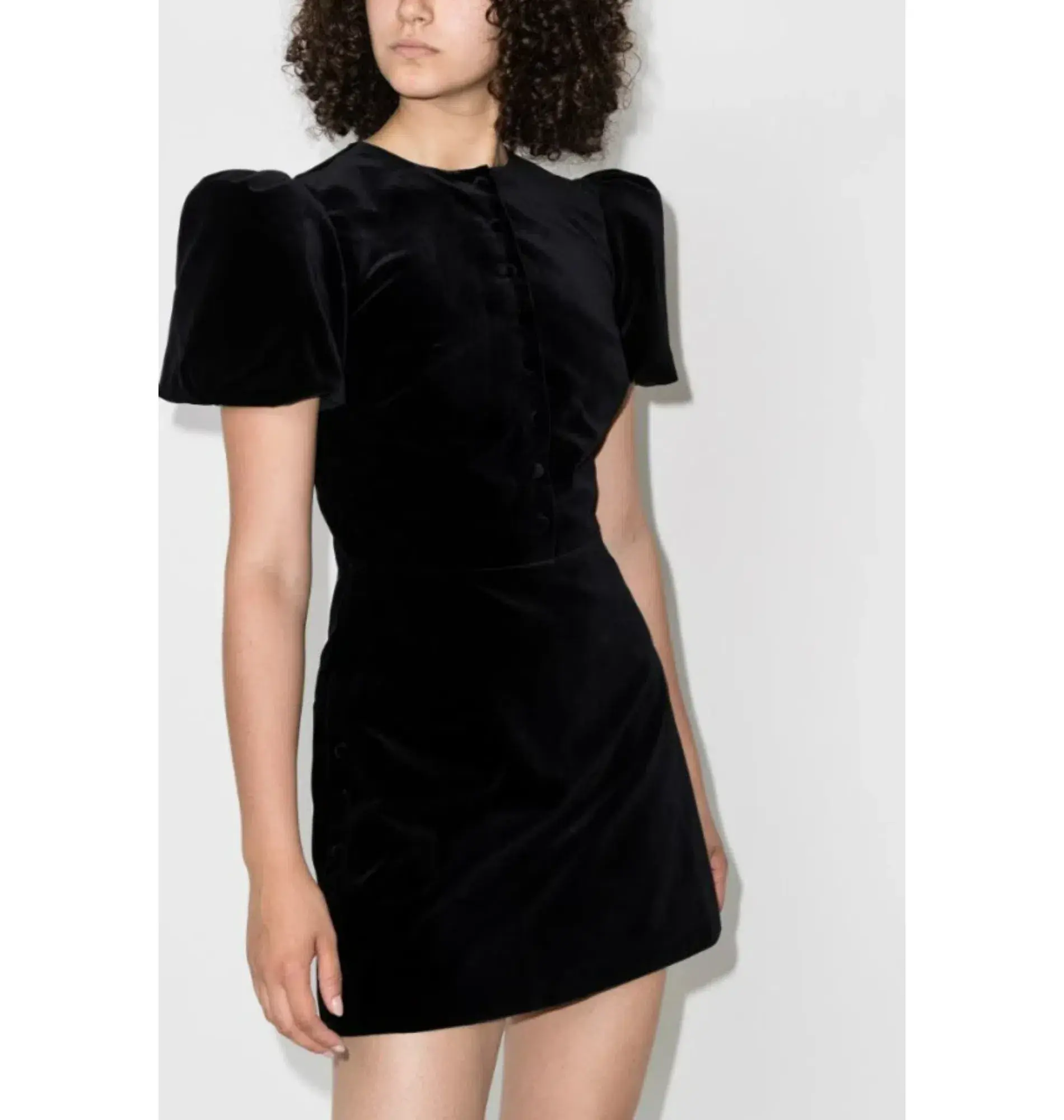 The Vampire’s Wife Heartbreak Puff Sleeve Dress Black Size UK 12 - Image 3