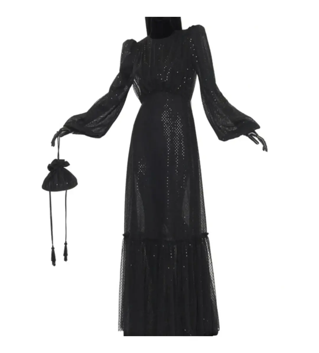 The Vampire’s Wife Royal Sorceress Gown in Black Size UK12 for rent on The Volte - main image