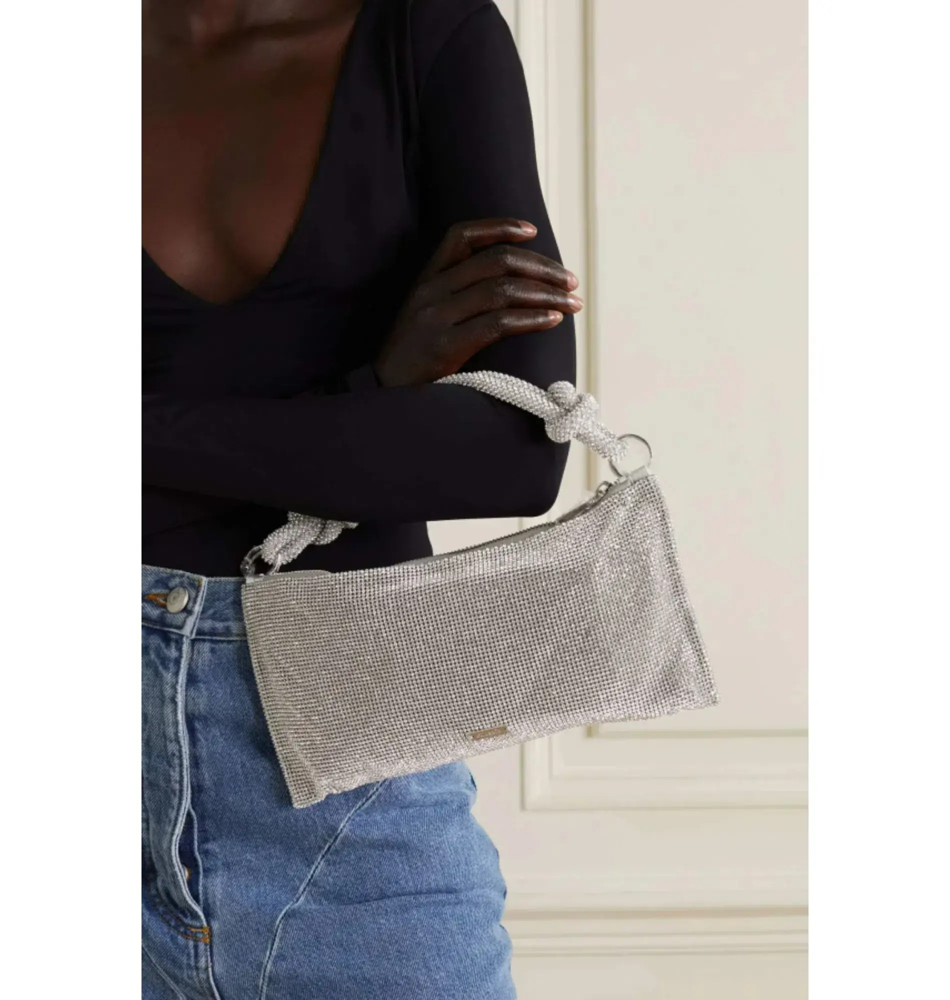 Cult Gaia Hera Nano Crystal Bag Silver  - Image 1