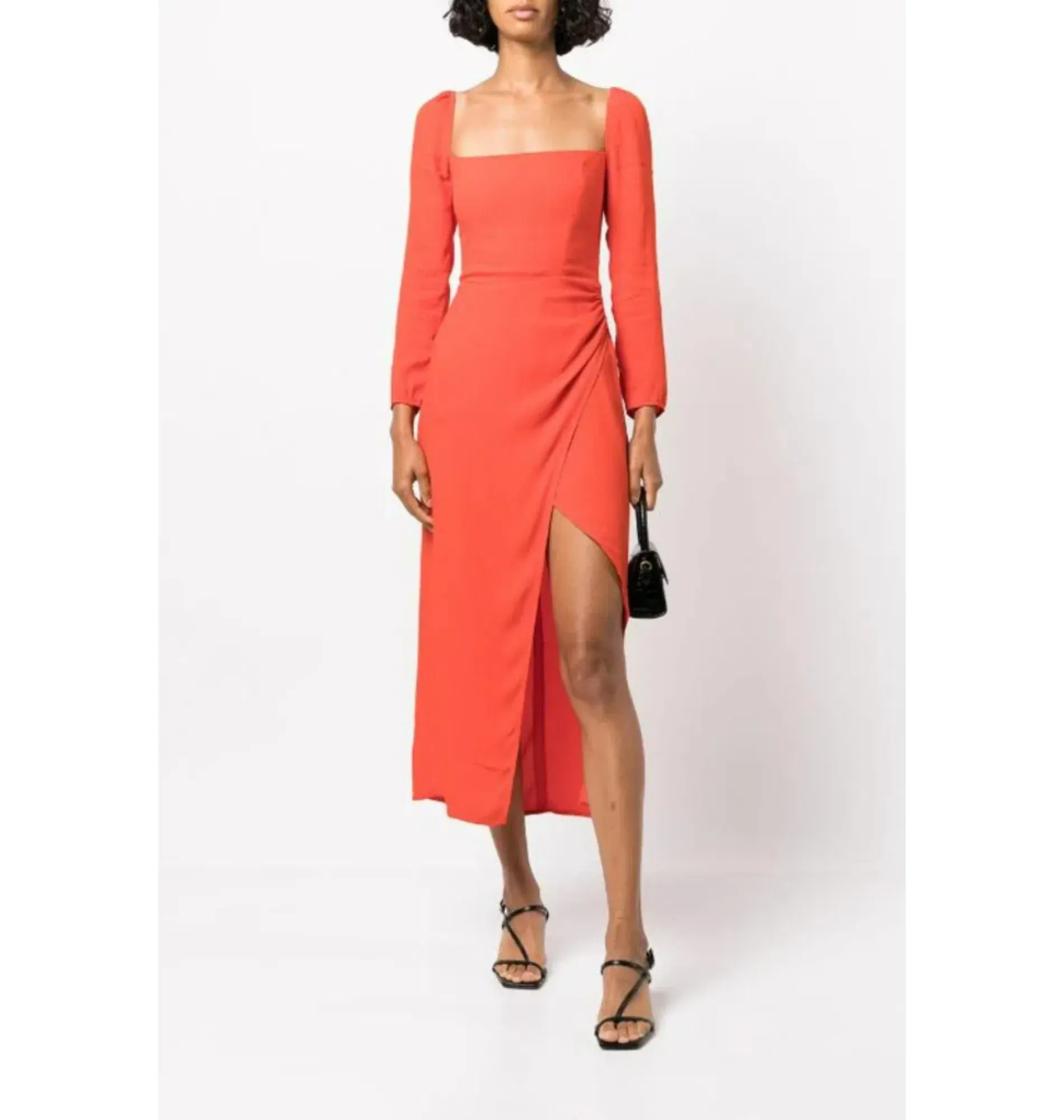 Reformation Hilda Dress Red Size UK 12 - Image 1