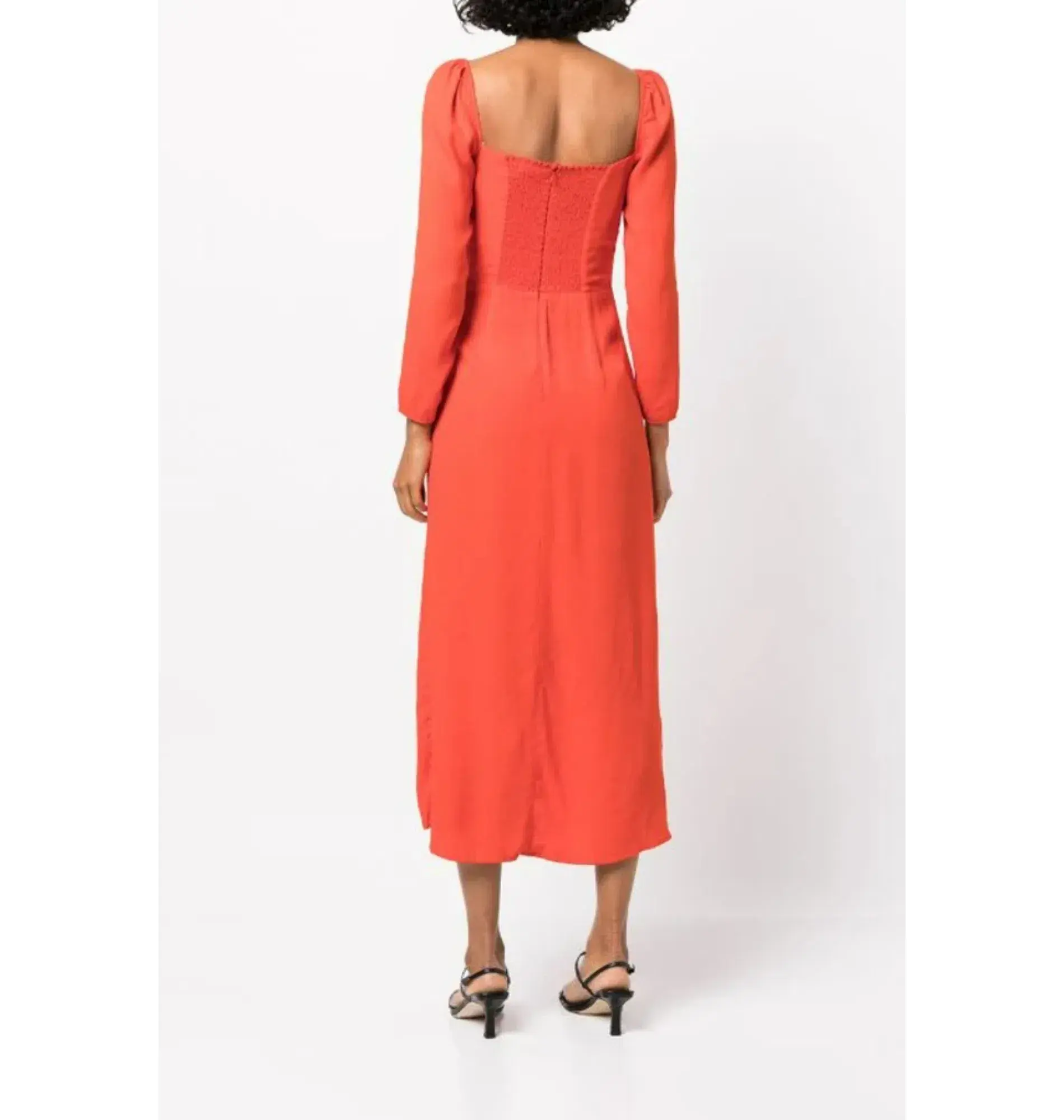 Reformation Hilda Dress Red Size UK 12 - Image 2